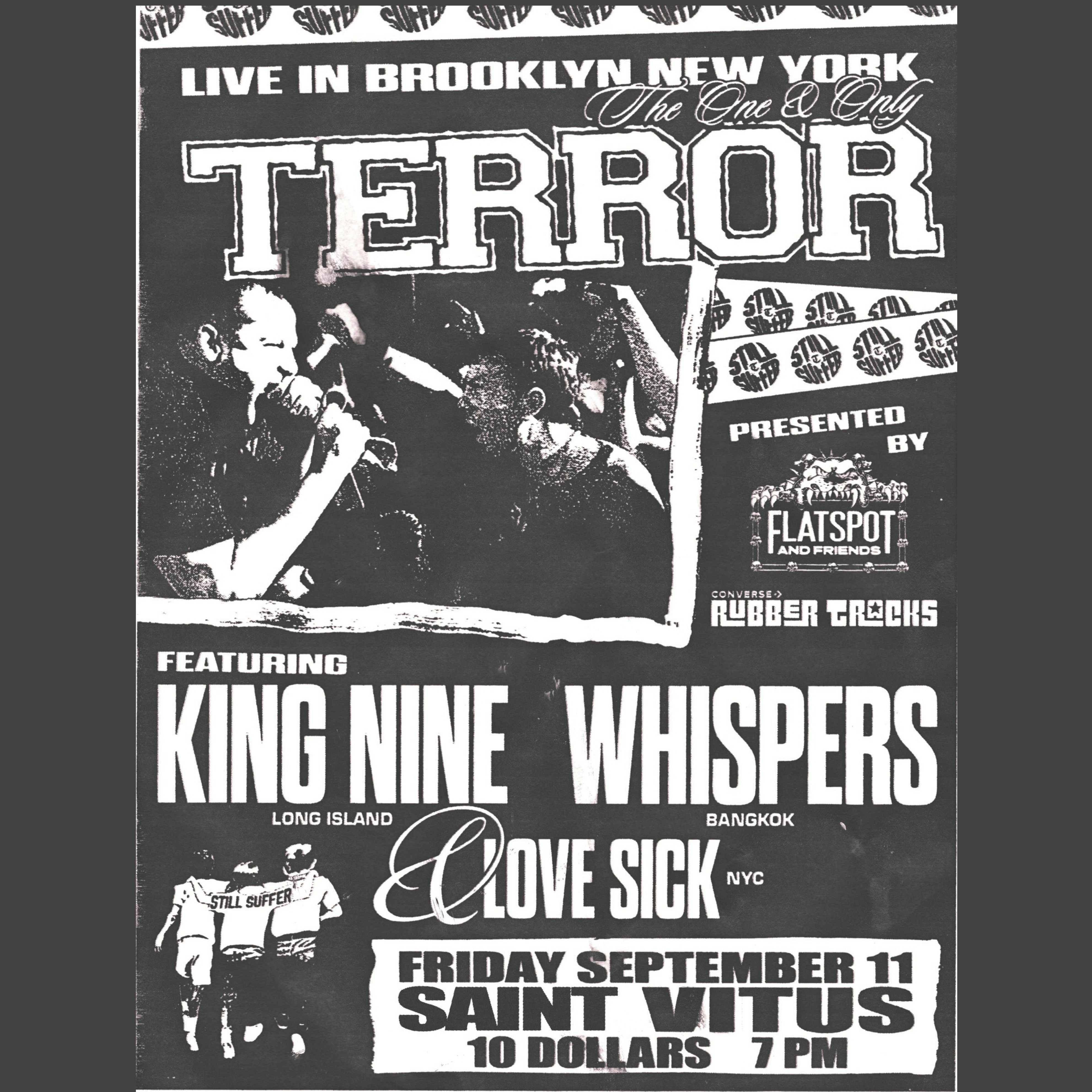 Terror, King Nine, Whispers, Love Sick