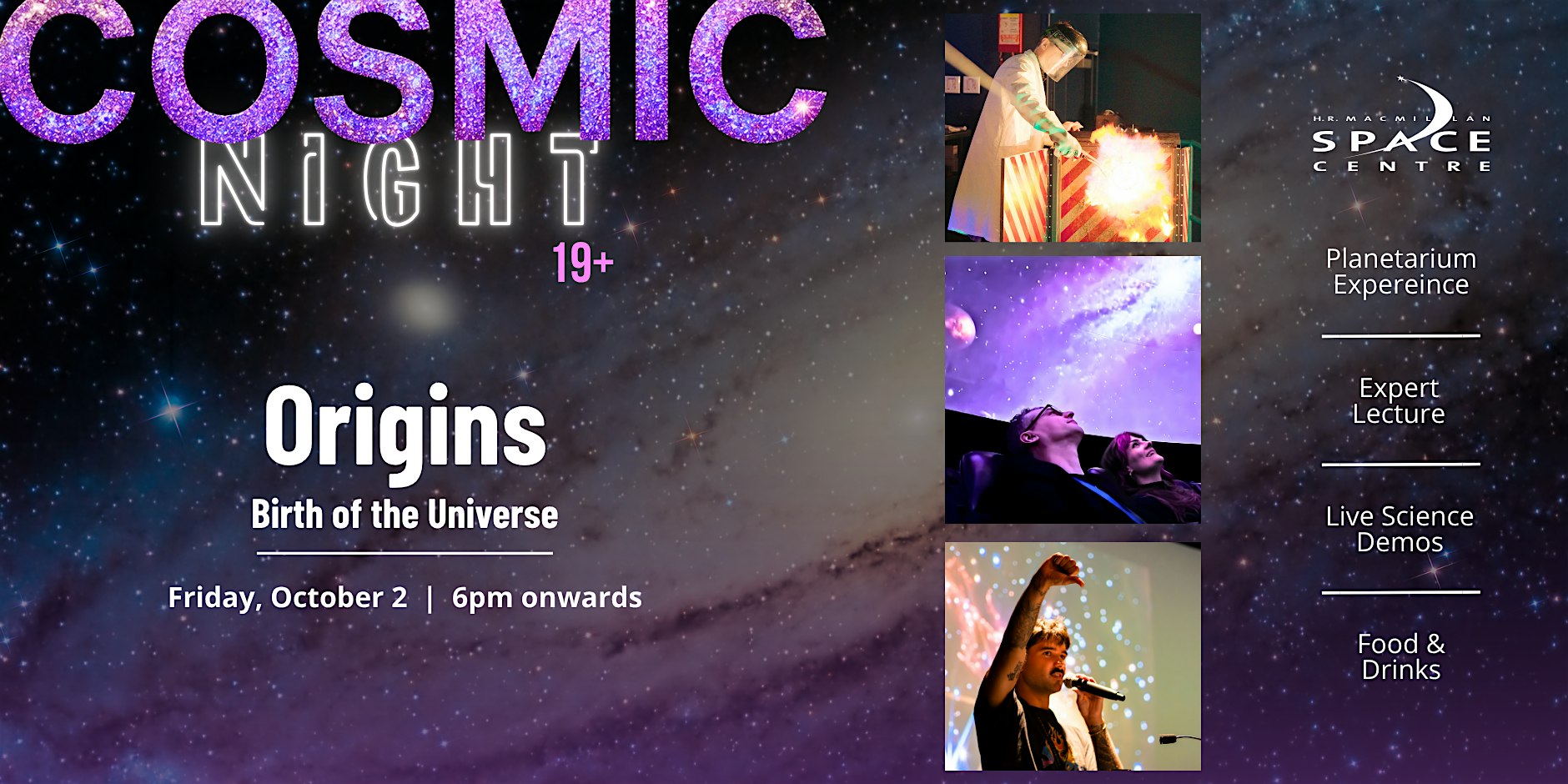 Cosmic Nights: Origins - Birth of the Universe (19+)