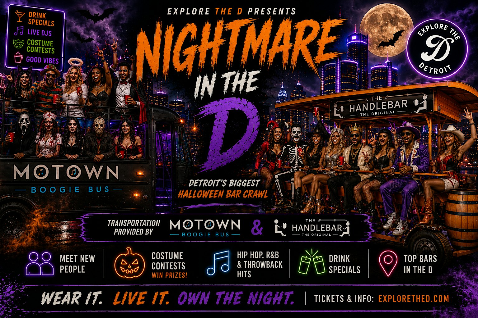 Nightmare in the D: Halloween Bar Crawl