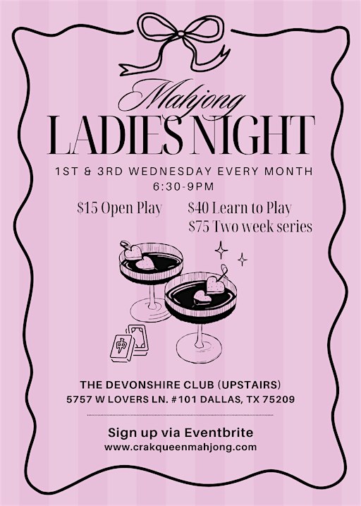 Mahjong Ladies Night