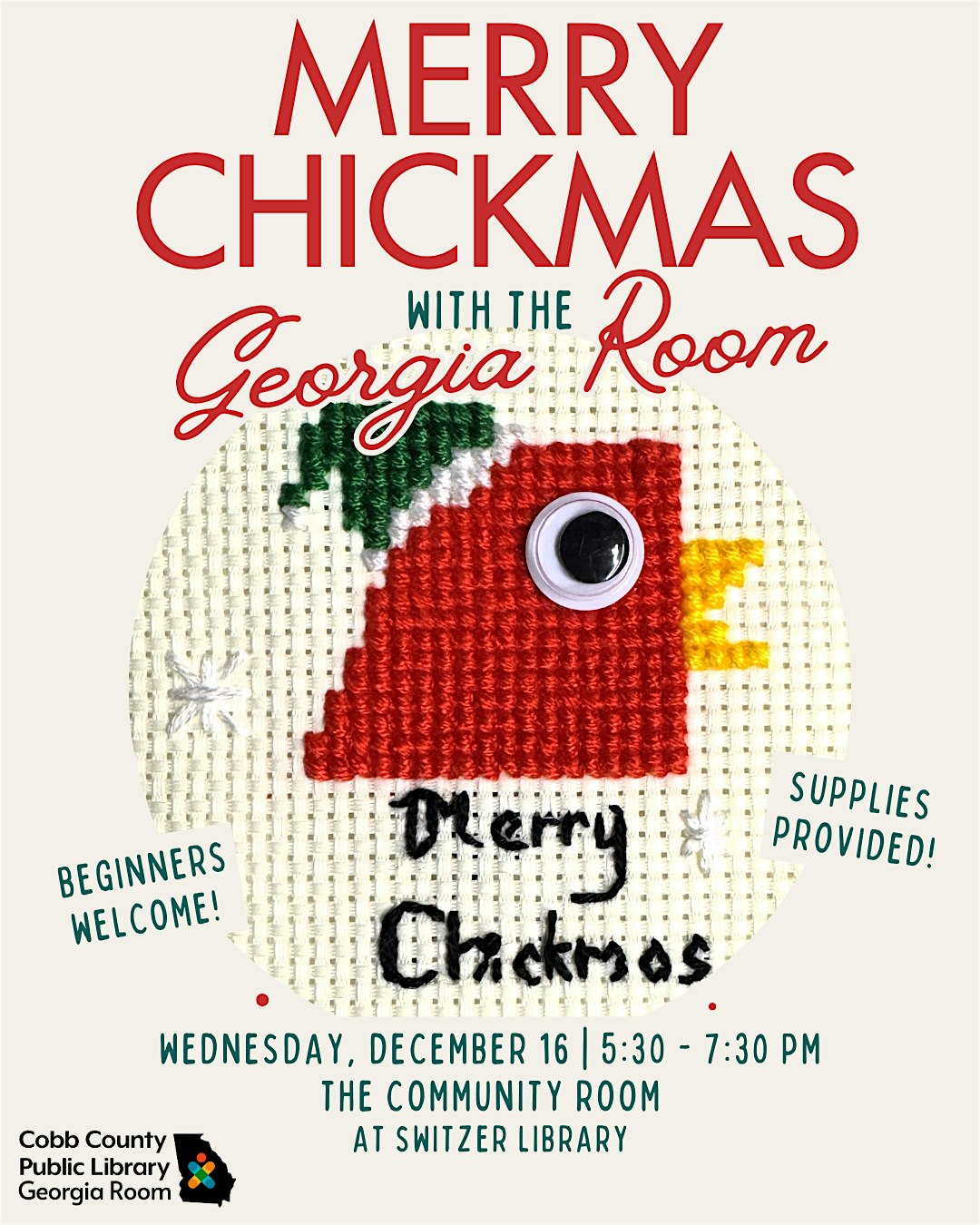 Merry Chickmas with the Georgia Room!