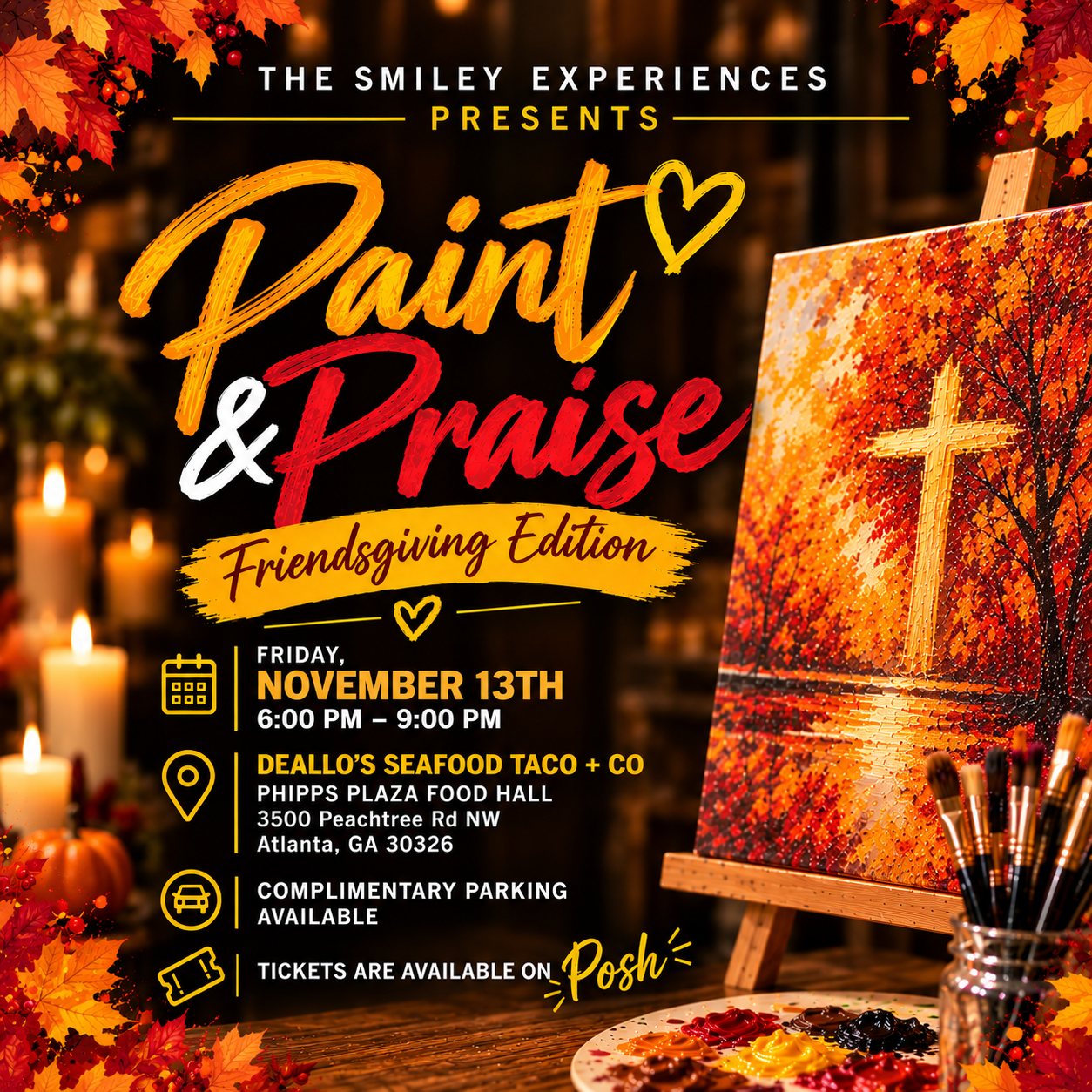 Paint & Praise 
(Friendsgiving Edition)