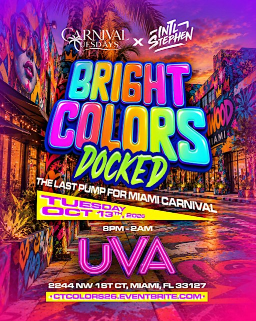BRIGHT COLORS - Carnival Tuesdays X Intl Stephen