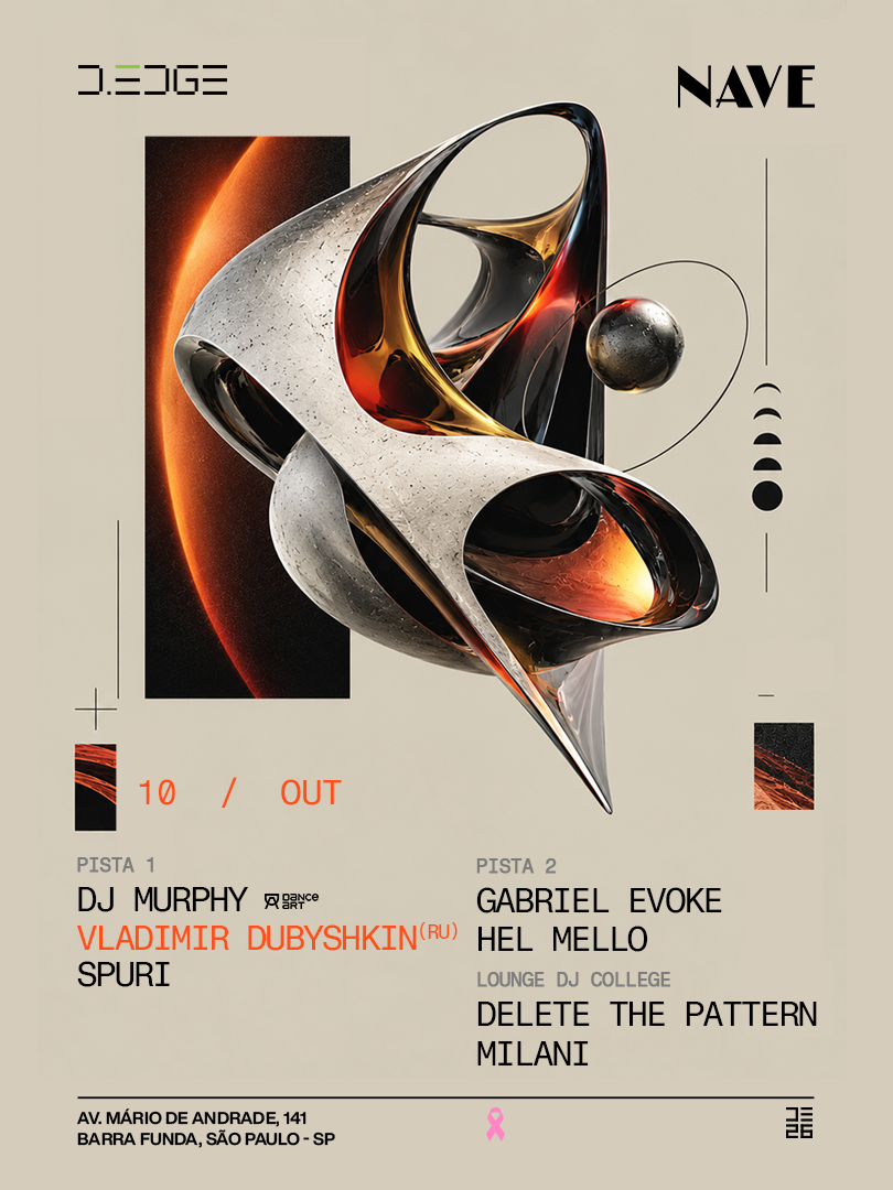 NAVE D-EDGE SP pres.: P1: Vladimir Dubyshkin. DJ Murphy. Spuri // P2: Gabriel Evoke. + + 