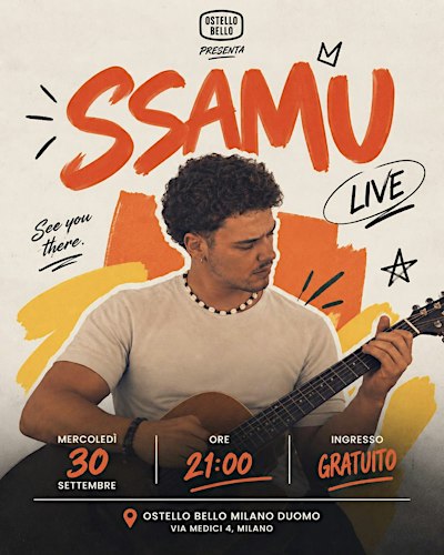 SSAMU  • Live Music  • Ostello Bello Milano Duomo
