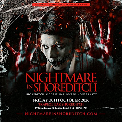NIGHTMARE IN SHOREDITCH - London's Biggest HALLOWEEN Experience