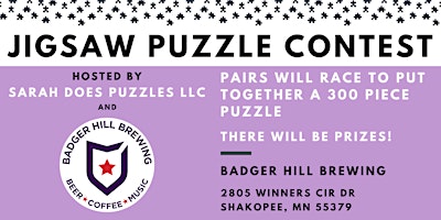 HALLOWEEN  Pairs Jigsaw Puzzle Contest at Badger Hill Brewing - Oct 2026