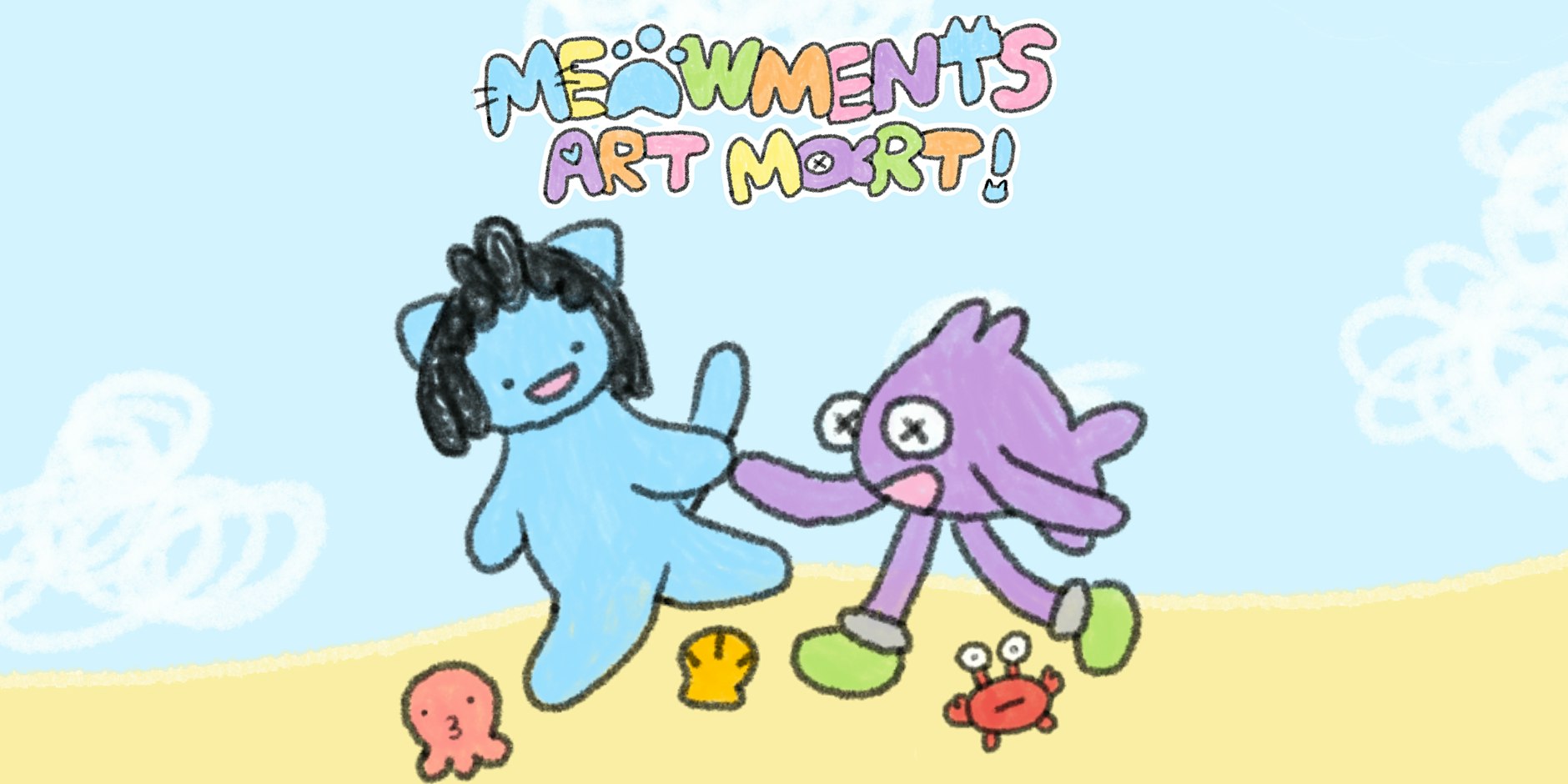 Meowments Art Mart: Paw Lagoon
