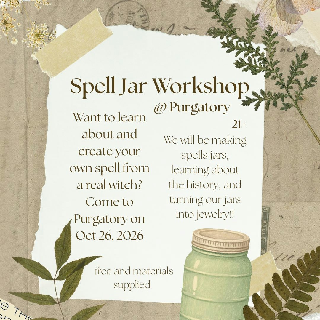 DOWNSTAIRS: Spell Jar Workshop