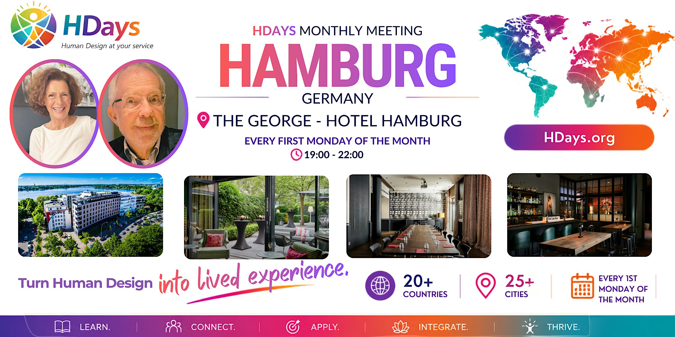 HDays Monthly Meeting in Hamburg at The George - Hotel Hamburg