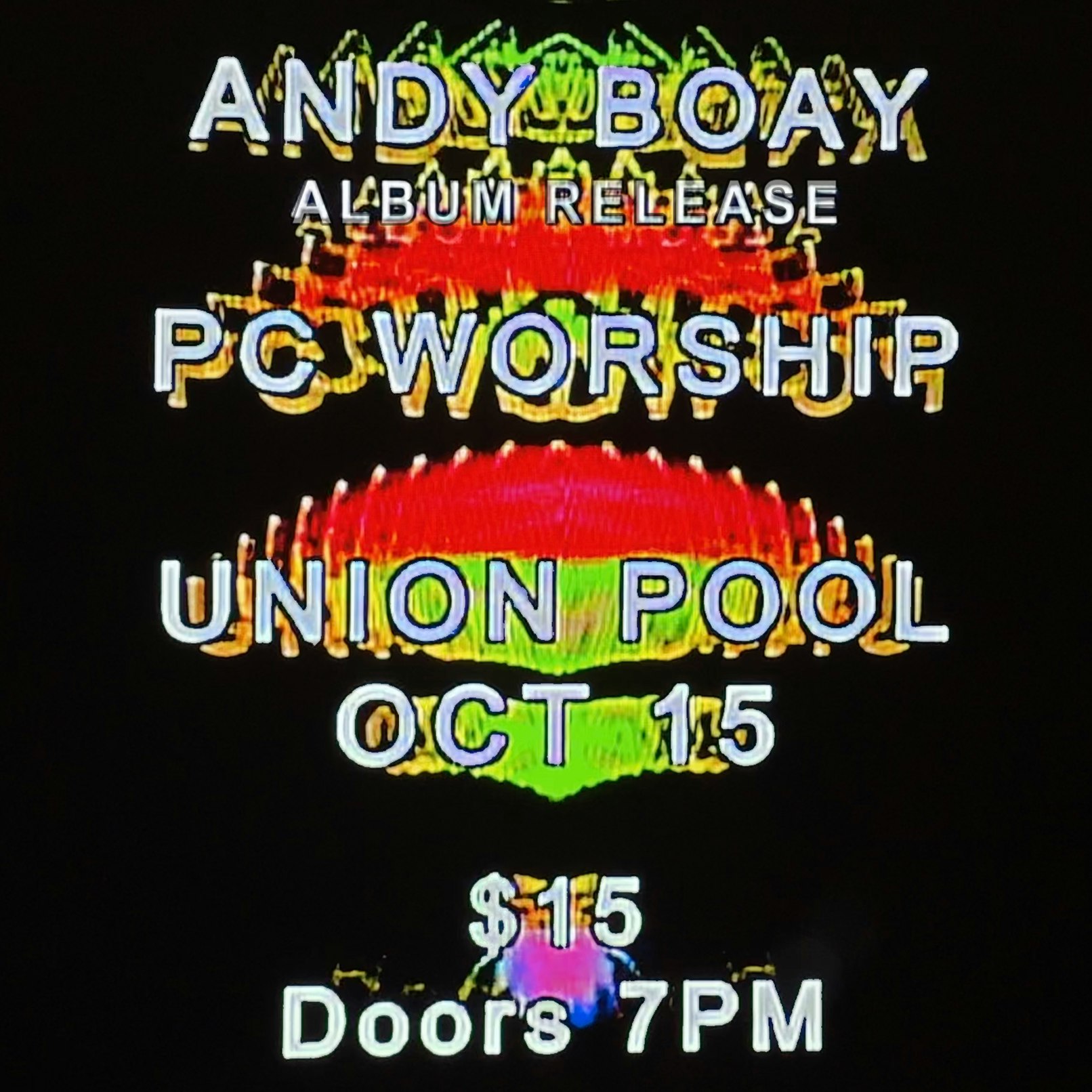 ANDY BOAY (ALBUM RELEASE) + PC WORSHIP