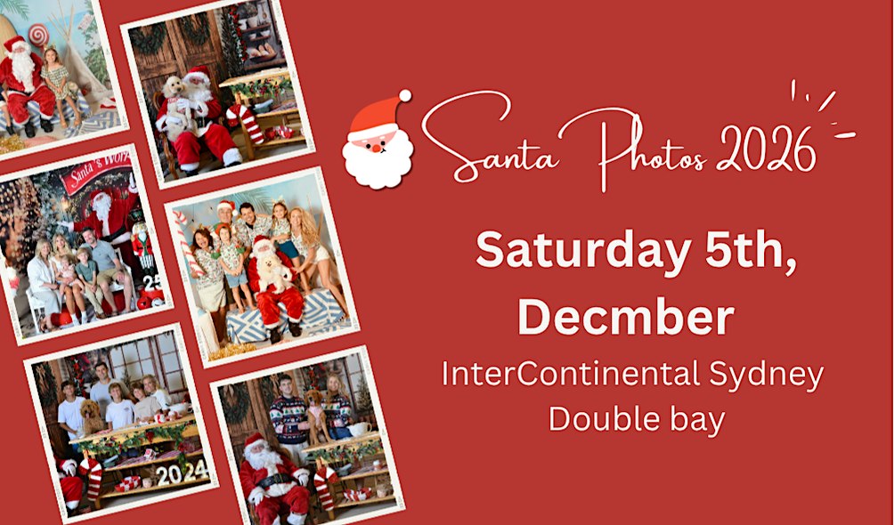 2026 SANTA PHOTOS - DOUBLE BAY (Saturday 5th of December)