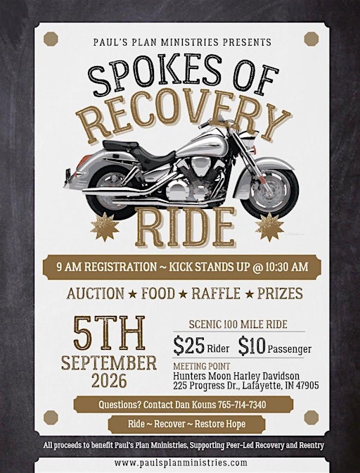 2026 Spokes of Recovery Ride