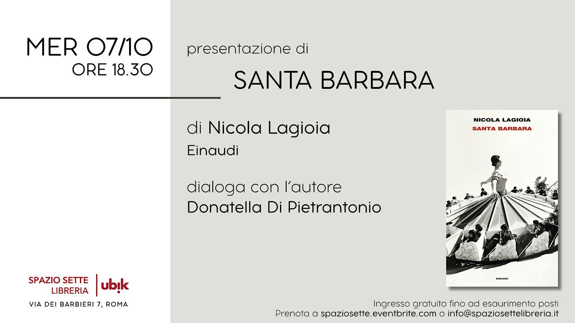 Presentazione di "Santa Barbara"