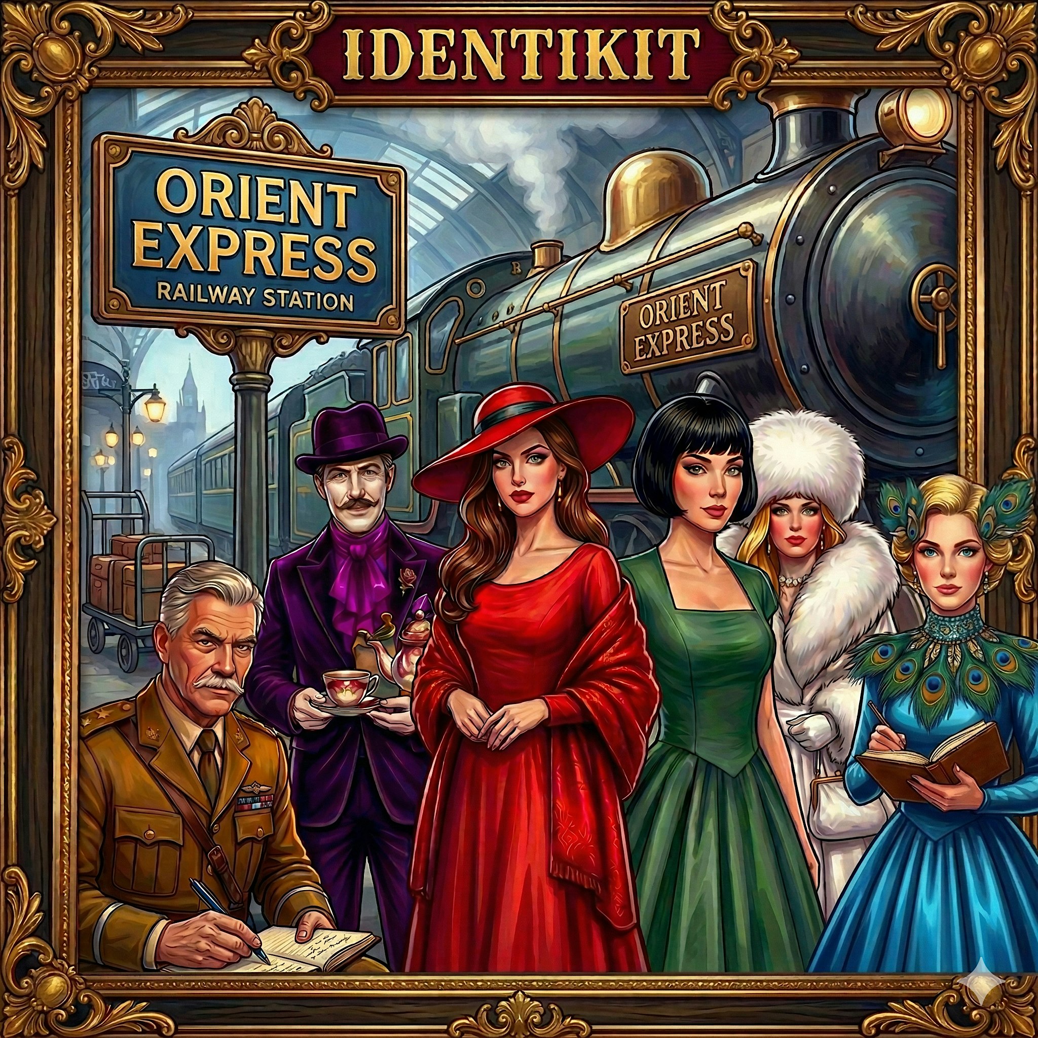 CENA CON DELITTO CLUEDO ORIENT EXPRESS di GialliperCaso