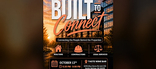 Built To Connect - Real Estate Networking Event