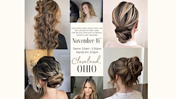 Bridal Hairstyling Masterclass with Sarah and Jocelyn