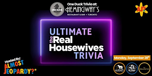 The Ultimate Real Housewives Trivia Hosted by Almost Jeopardy!