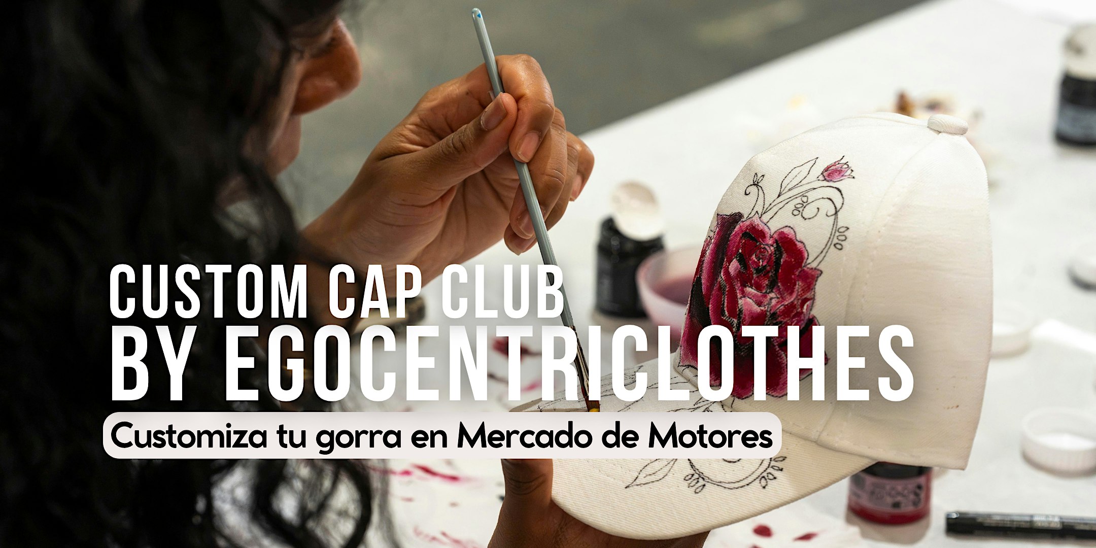 CUSTOM CAP CLUB: Pinta tu propia gorra en Mercado de Motores