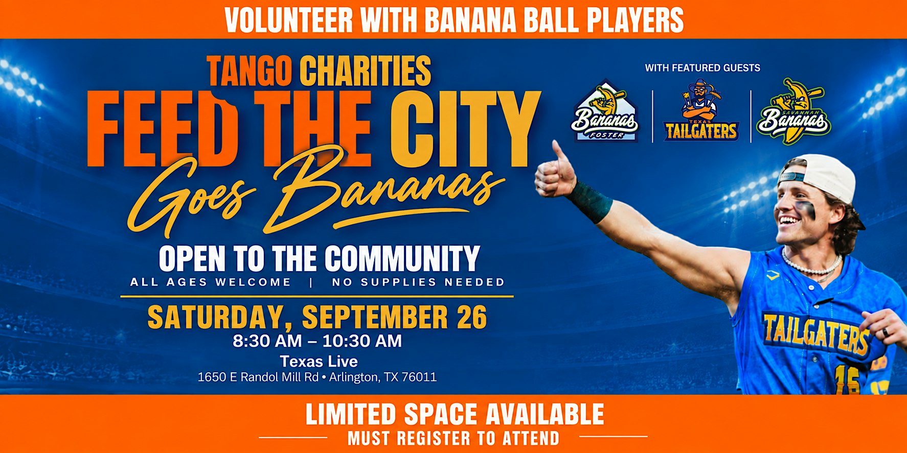 VOLUNTEER! Feed The City Goes Bananas!