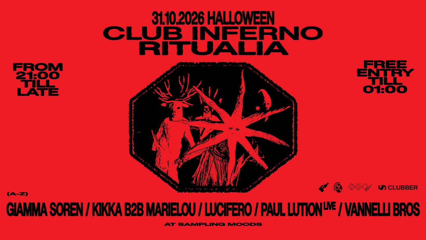 CLUB INFERNO RITUALIA - HALLOWEEN NIGHT - SAMPLING MOODS