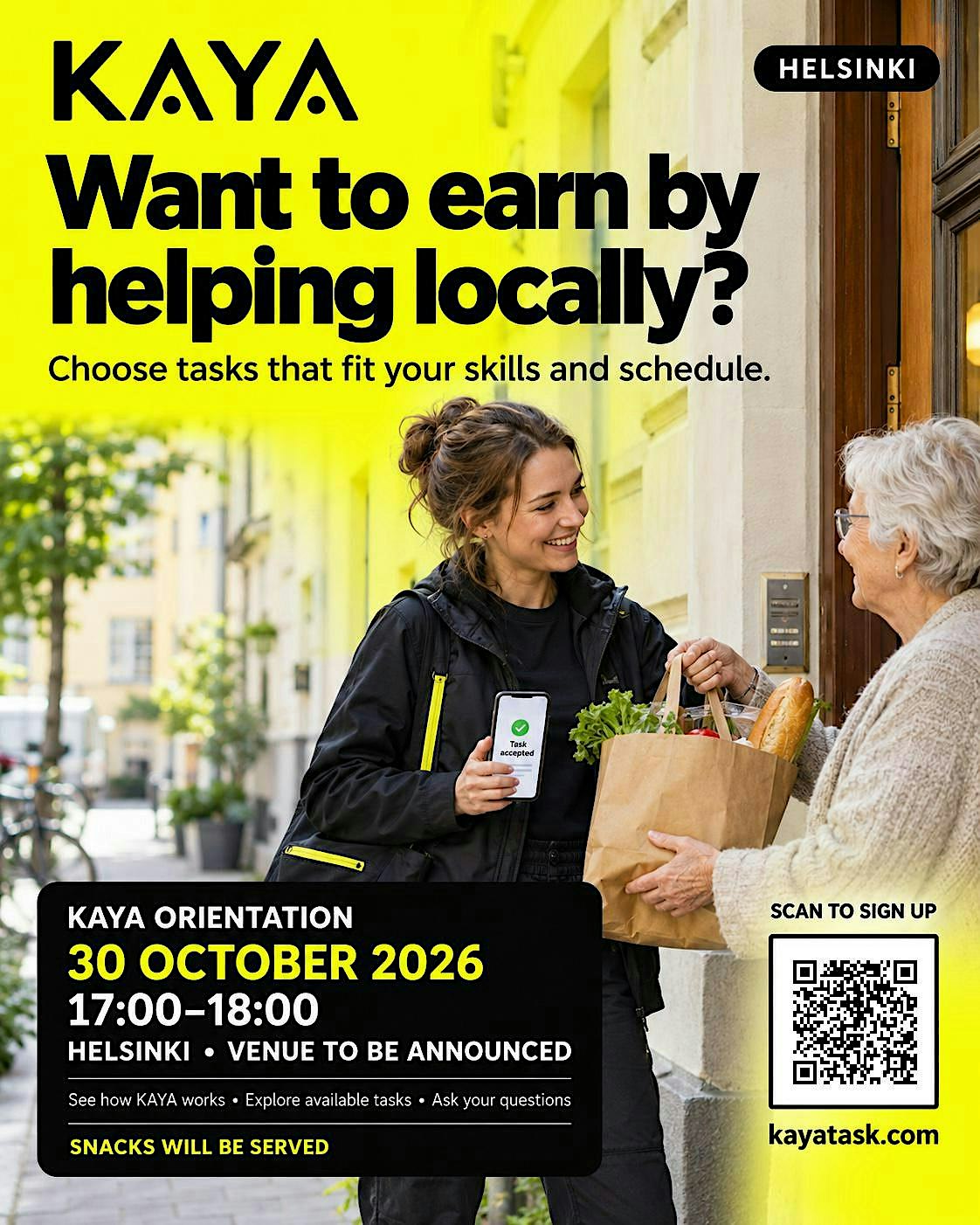 Get Help with Your Errands. Earn by Helping.