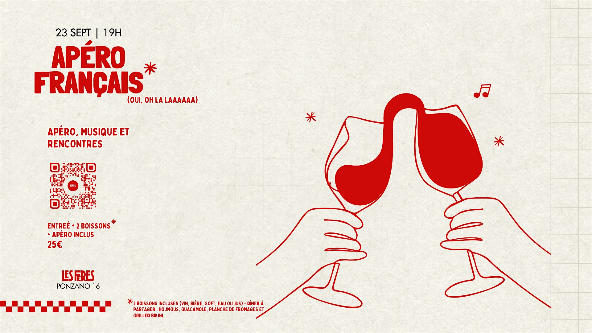 Apéro français @Les Feres Ponzano