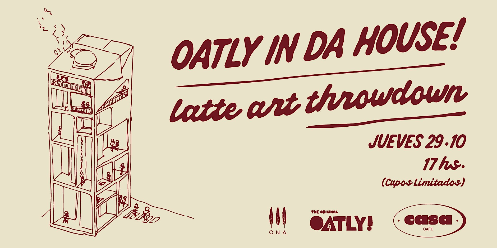 Oatly is in da Casa Café - Latte Art Throwdown