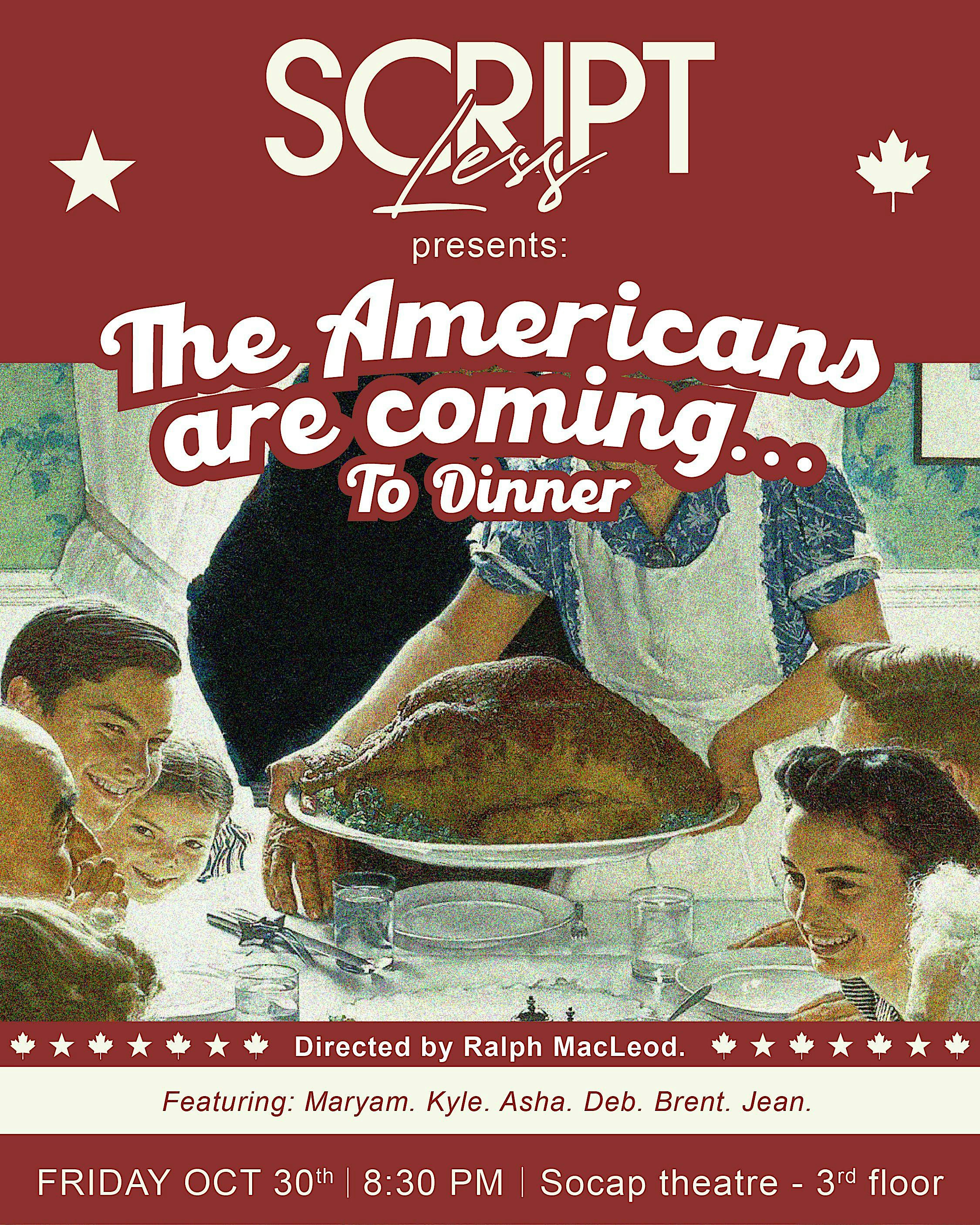 The Americans Are Coming... To Dinner