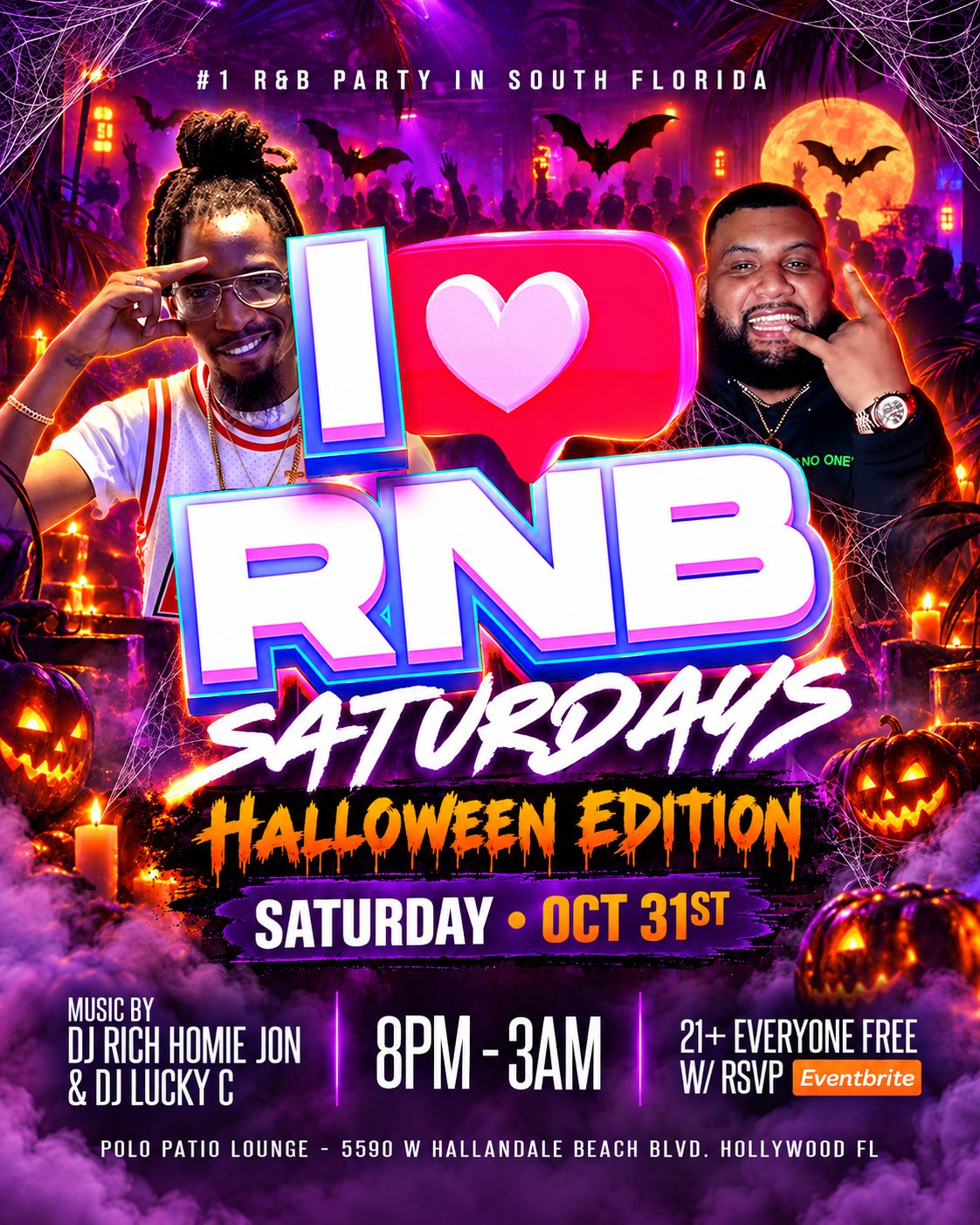 I ❤️ RNB Saturdays | Halloween Edition | FREE ENTRY w/ RSVP