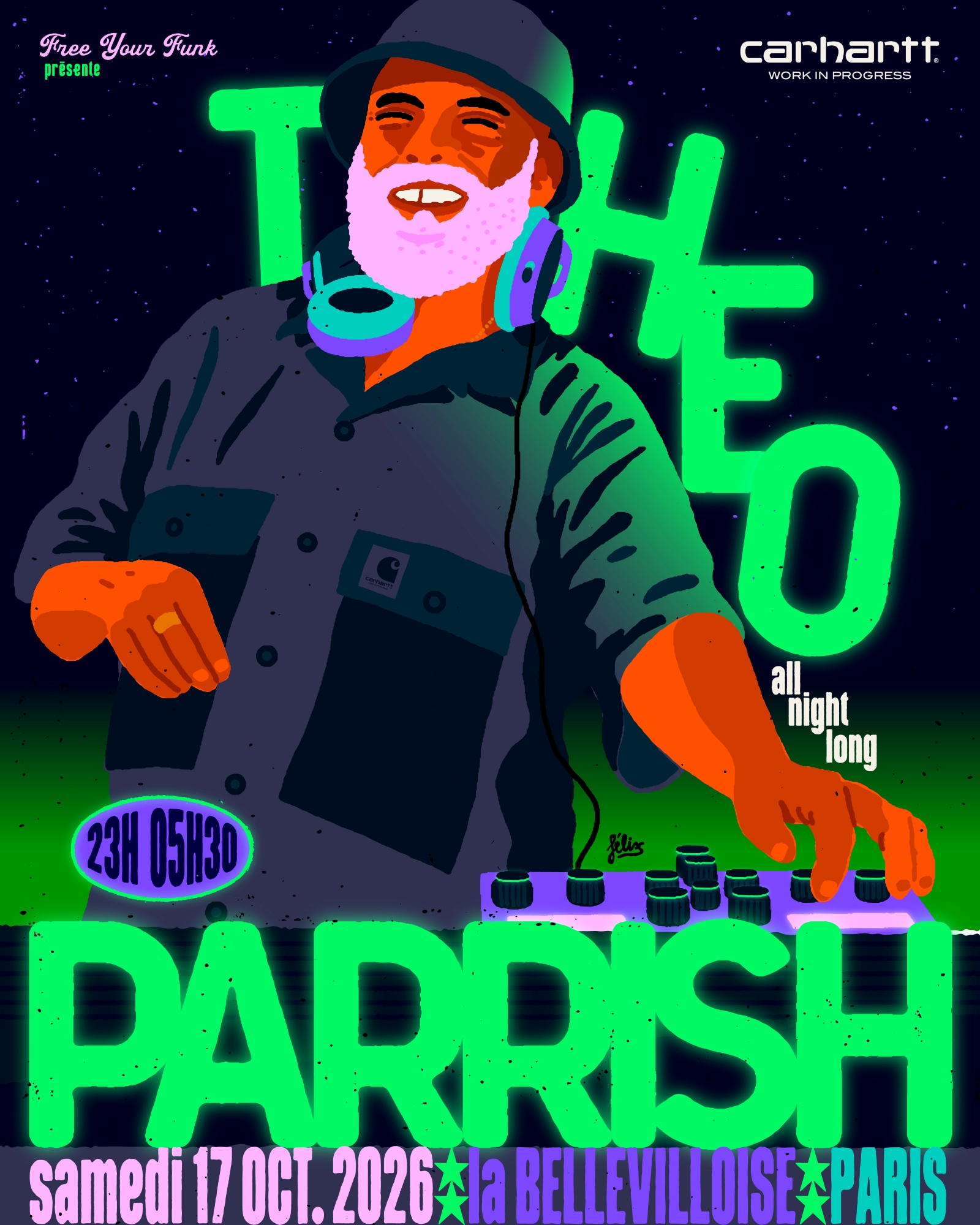 Free Your Funk présente Theo Parrish All Night Long