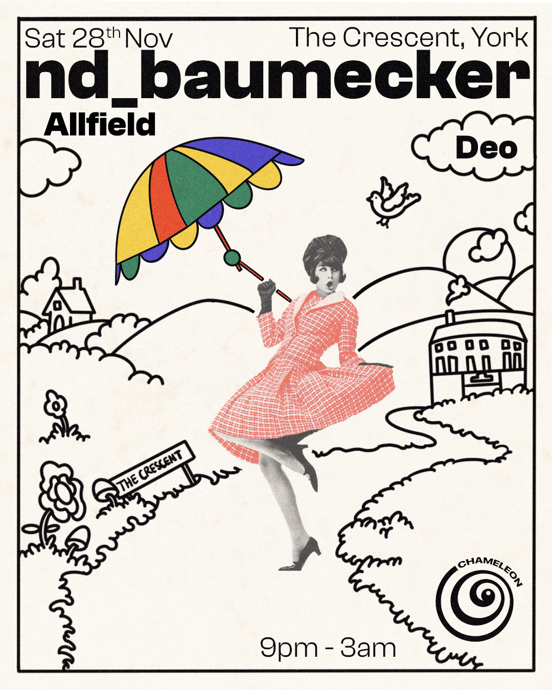 Chameleon: nd_baumecker, Allfield, Deo - The Crescent, York