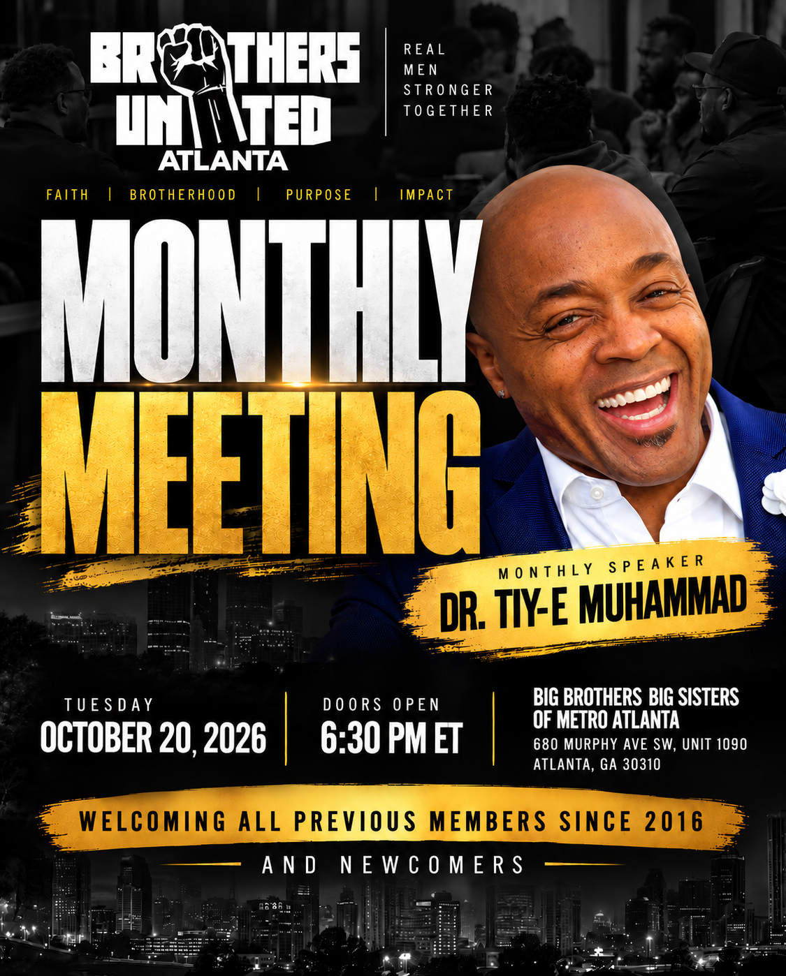 Brothers United ATL October Monthly Meeting