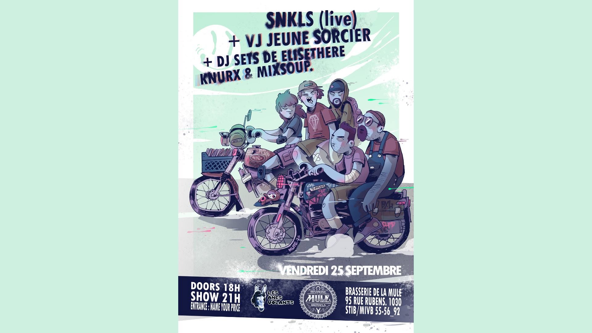 SNKLS + dj sets