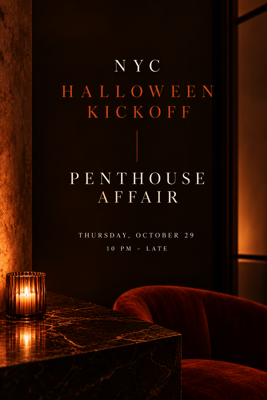 NYC Halloween Kickoff: A Penthouse Affair