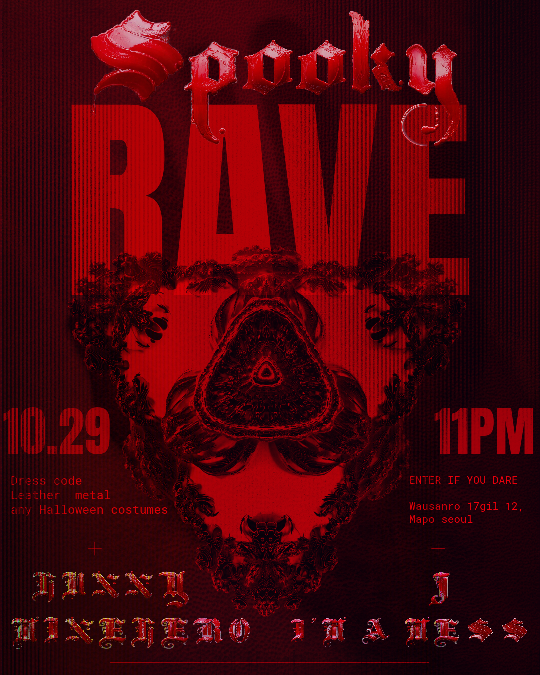 HALLOWEEN SPOOKY RAVE IN HONGDAE