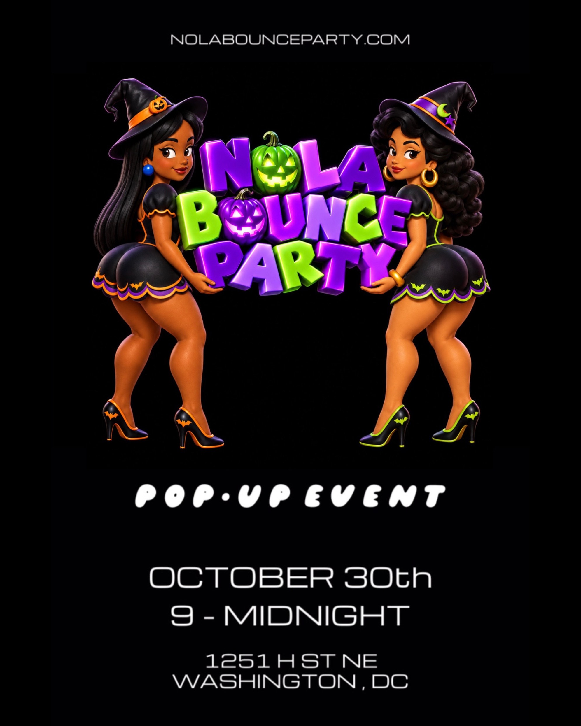 NOLA Bounce Party  |  Halloween Pop-up