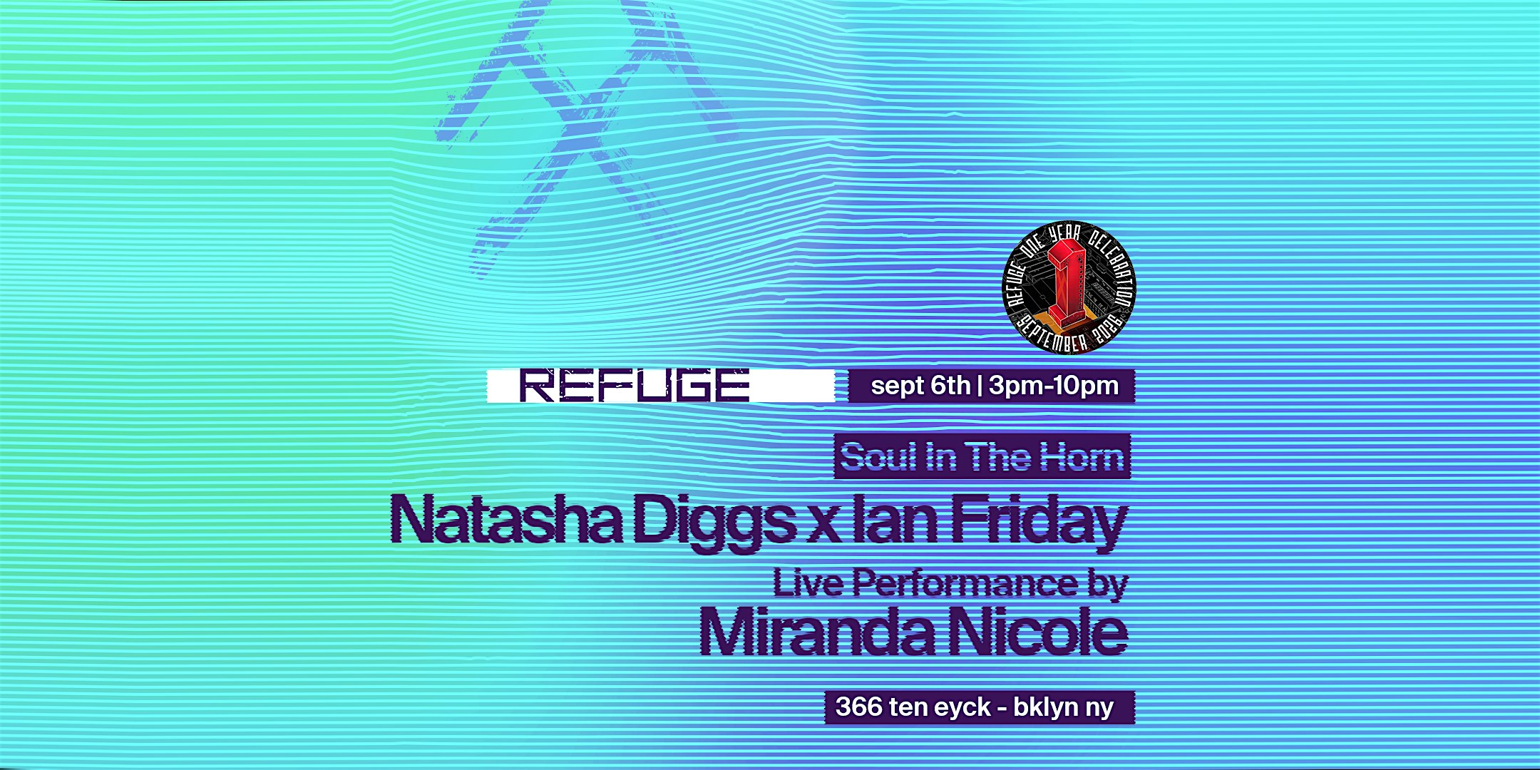 Refuge Sunday: Soul in the Horn w/ Natasha Diggs, Ian Friday,Miranda Nicole
