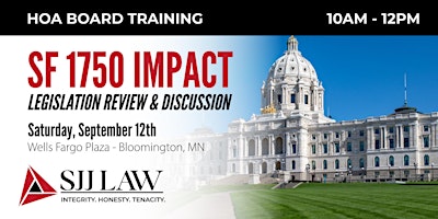 EXTRA SESSION: The Impact of Senate File 1750 on Homeowner Associations