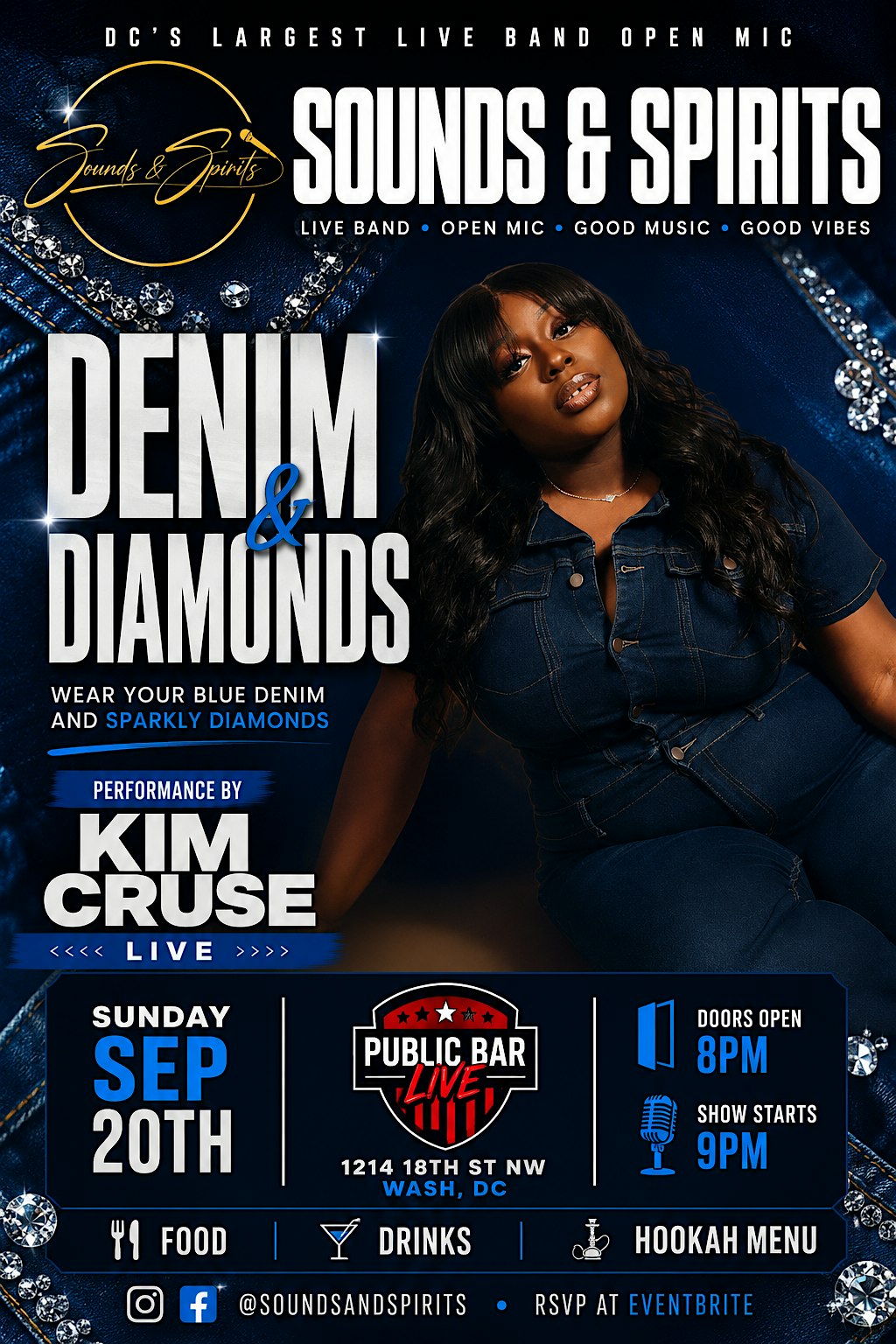Sounds & Spirits September Featuring Kim Cruse - DC's Largest Open Mic