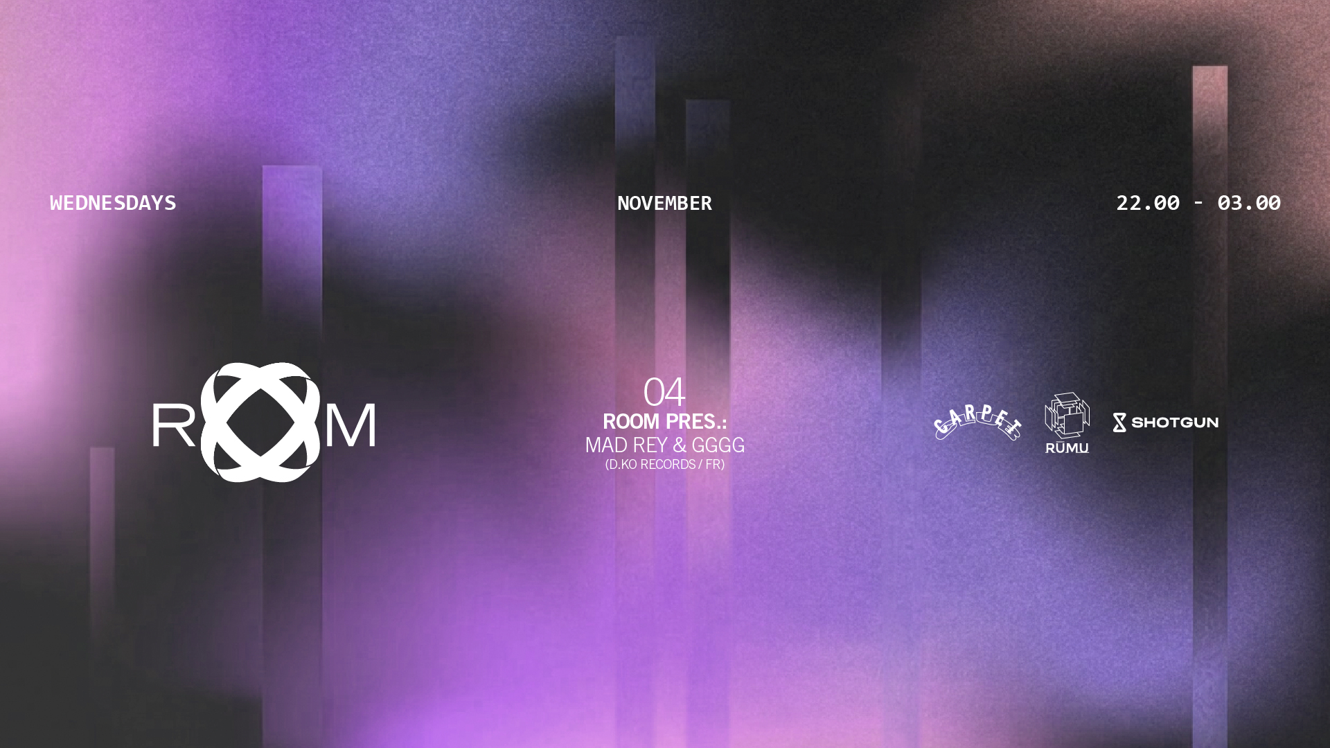 ROOM pres.: Mad Rey & GGGG (D.KO Records / FR)