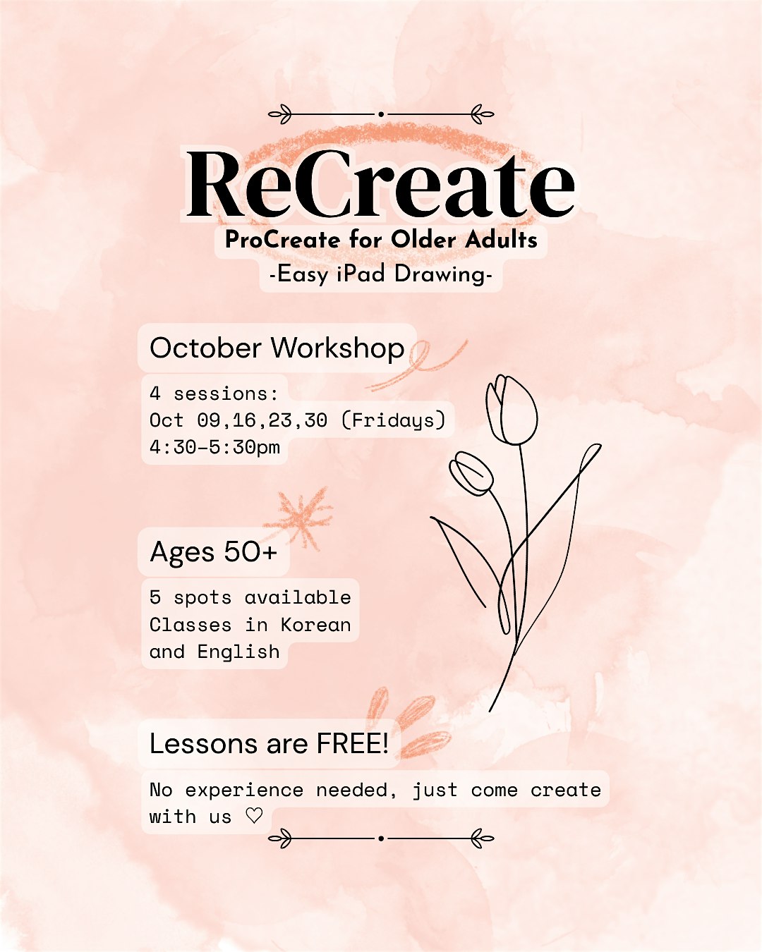 ReCreate: ProCreate for Older Adults