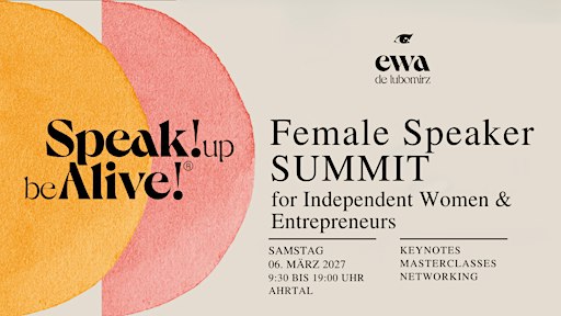 Speak! Alive! Female Speaker SUMMIT 2027
