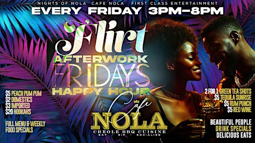 THE TEACHER'S LOUNGE EDUCATOR'S HAPPY HOUR EVERY FRIDAY AT CAFE NOLA