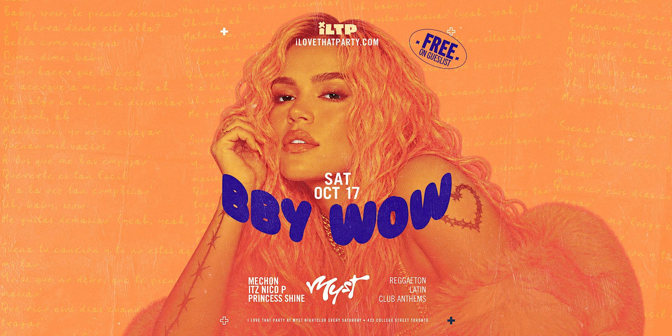 BbY WOW - Myst Latin Saturdays  - iLTP