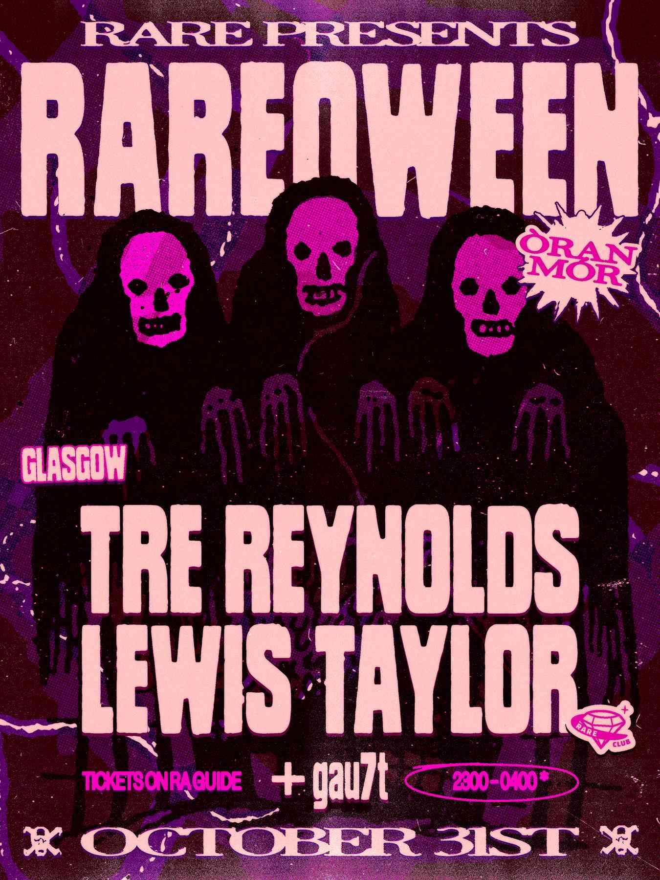 RAREOWEEN // Tre Reynolds + Lewis Taylor