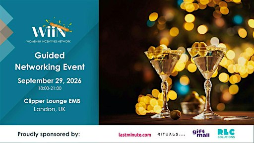 WiiN Guided Networking Event – London | 29 Sep 2026 | BUY HERE