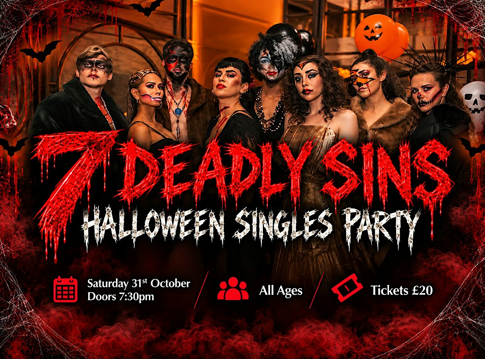 7 Deadly Sins: Halloween Singles Party @ The Devonshire Terrace (All Ages)
