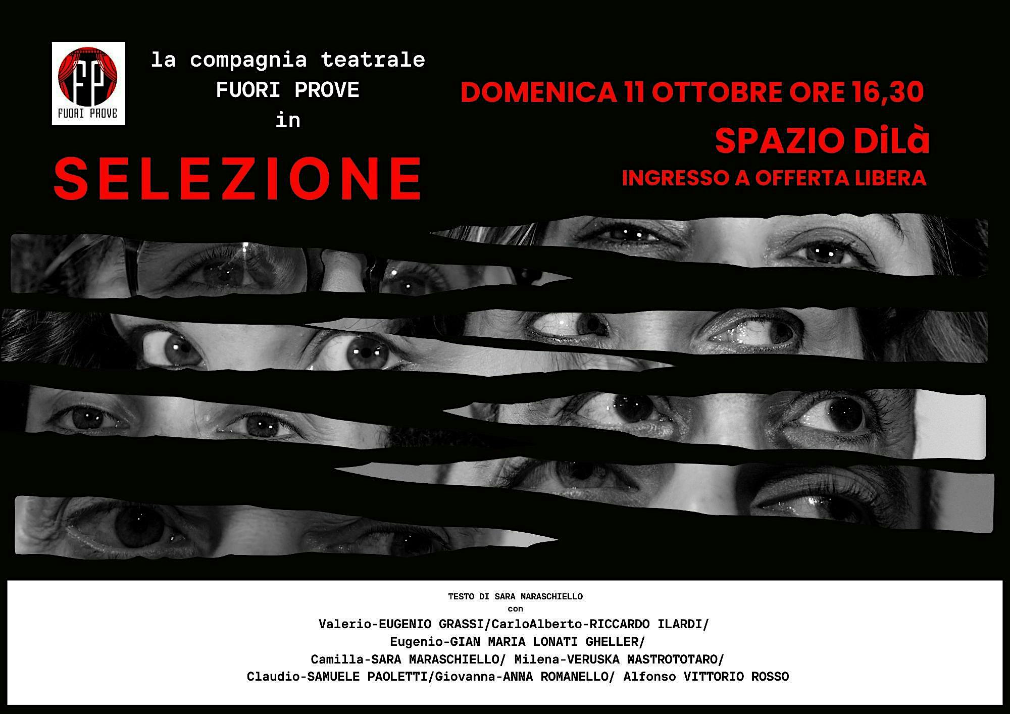 SPETTACOLO TEATRALE 'SELEZIONE'