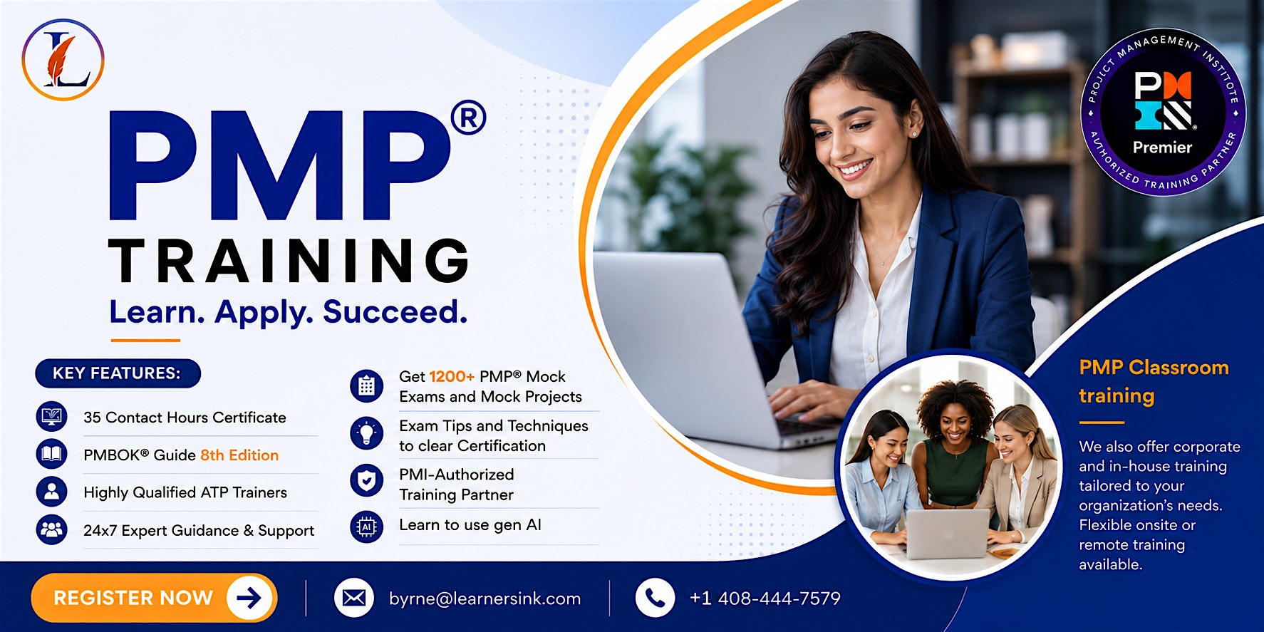 4 Day PMP Live Instructor Led Certification Training In Minneapolis, MN